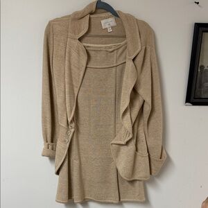 Alexander Marée Beige Knit Cardigan